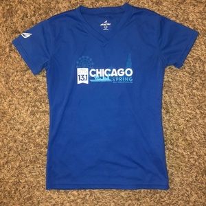 Blue Chicago Half Marathon/10k Dry Fit T-Shirt